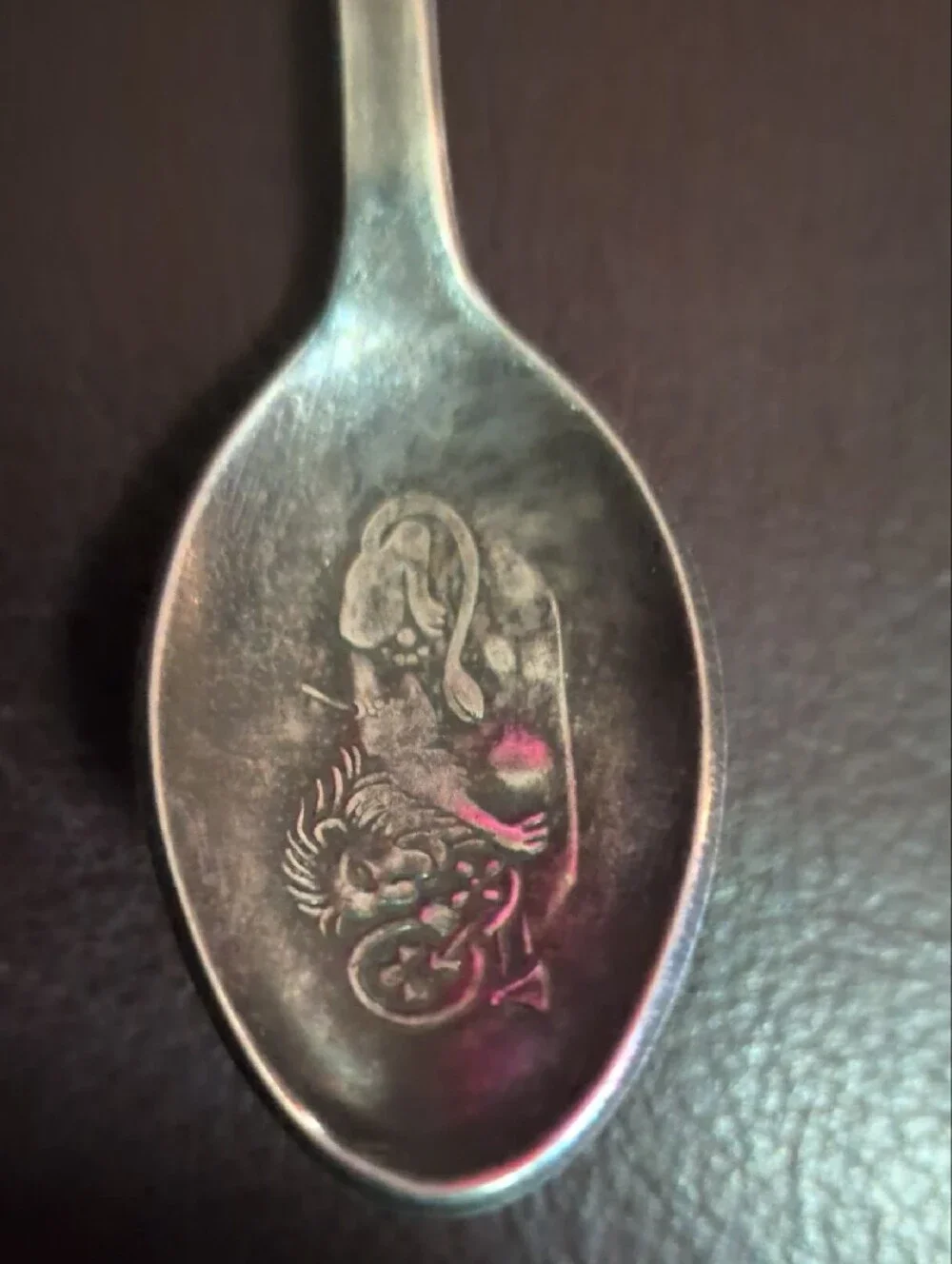 Rolex Silver Souvenir Spoon with Lucerne Crest